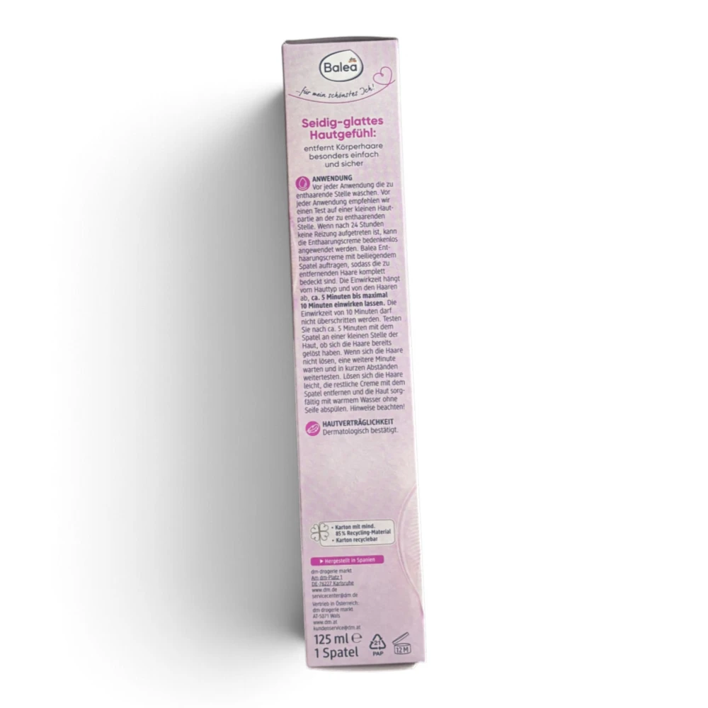 Balea Ontharings Creme Spatel - 125 ml - Afbeelding 2